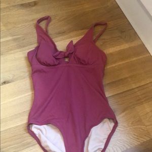 Pink one piece swimsuit
